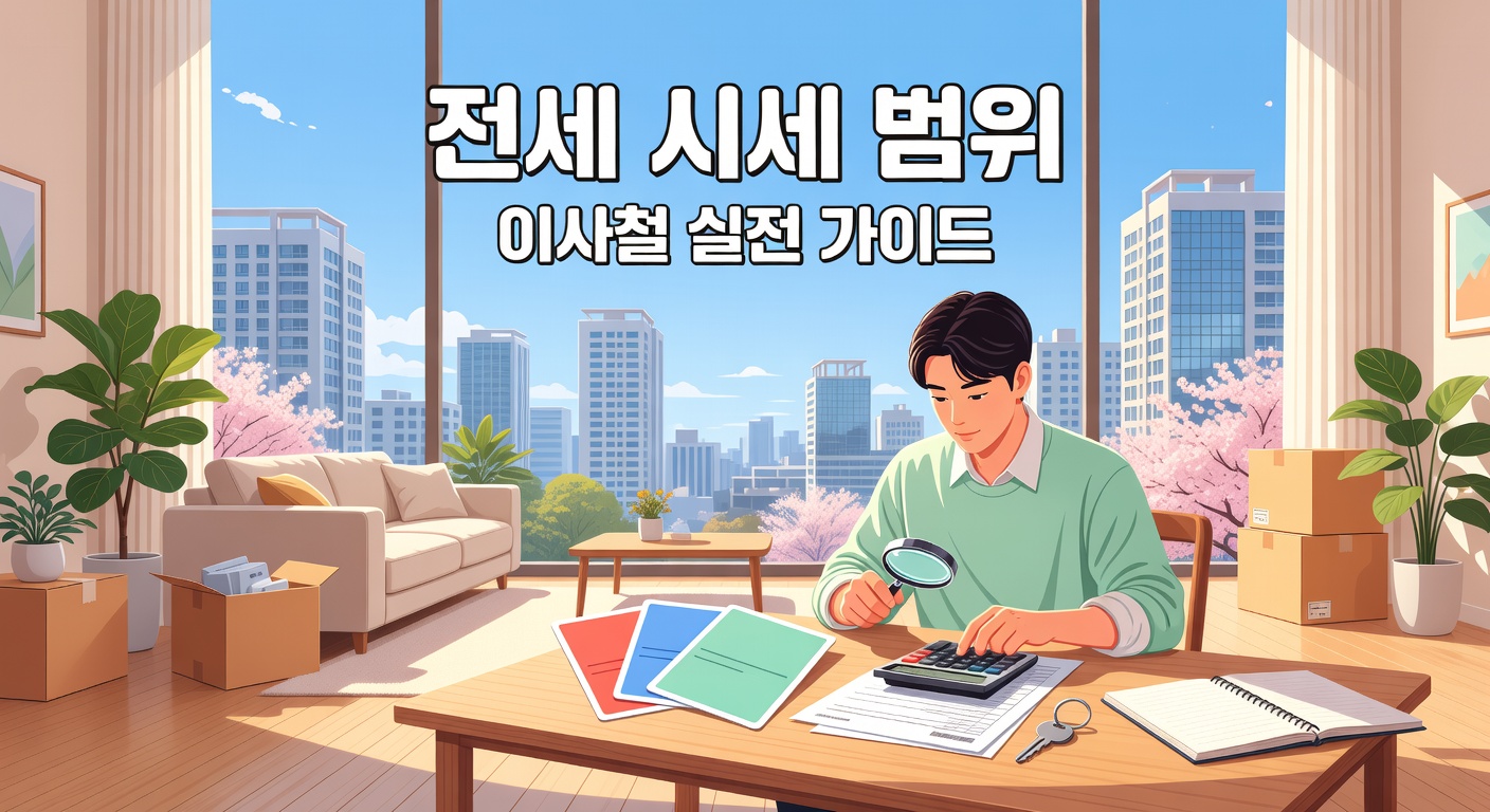 전세 시세 범위 확인 방법 — 2026년 이사철 실전 가이드